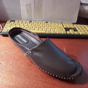 YiCeirnier Men Mules Clog Slippers Brown Size US8-8.5/EU42 New with Minor Defect